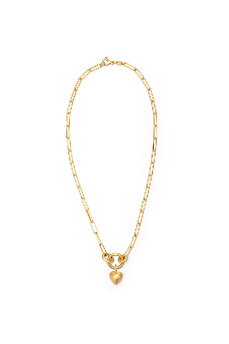 Voyage Necklace Clip Chain with Heart Charm, Alternate, color, Voyage
