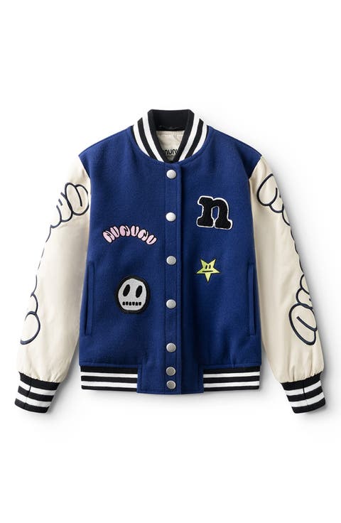 Kids' Team Nununu Letterman Jacket (Toddler, Little Kid & Big Kid)