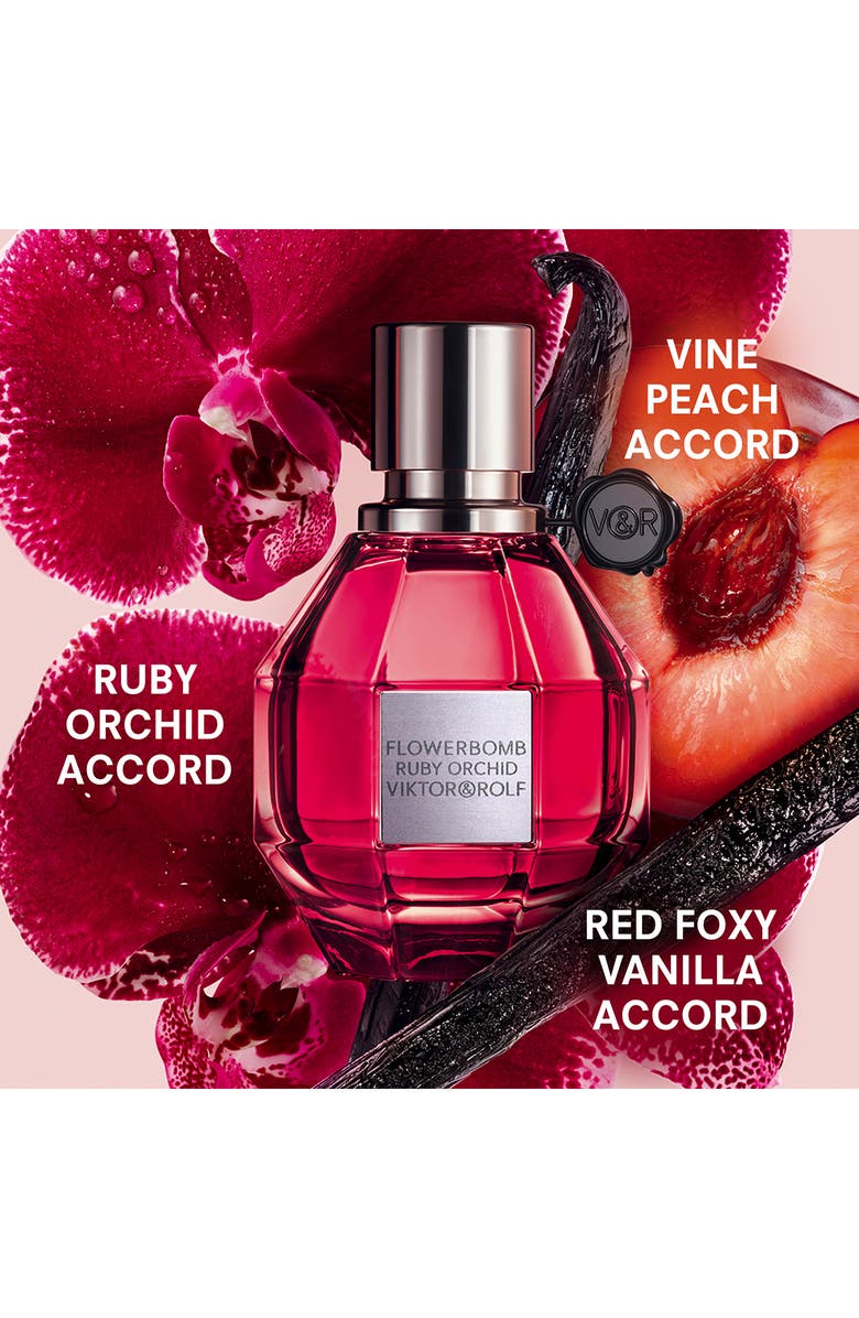 Viktor&Rolf Flowerbomb Ruby Orchid Eau de Parfum, Alternate, color,