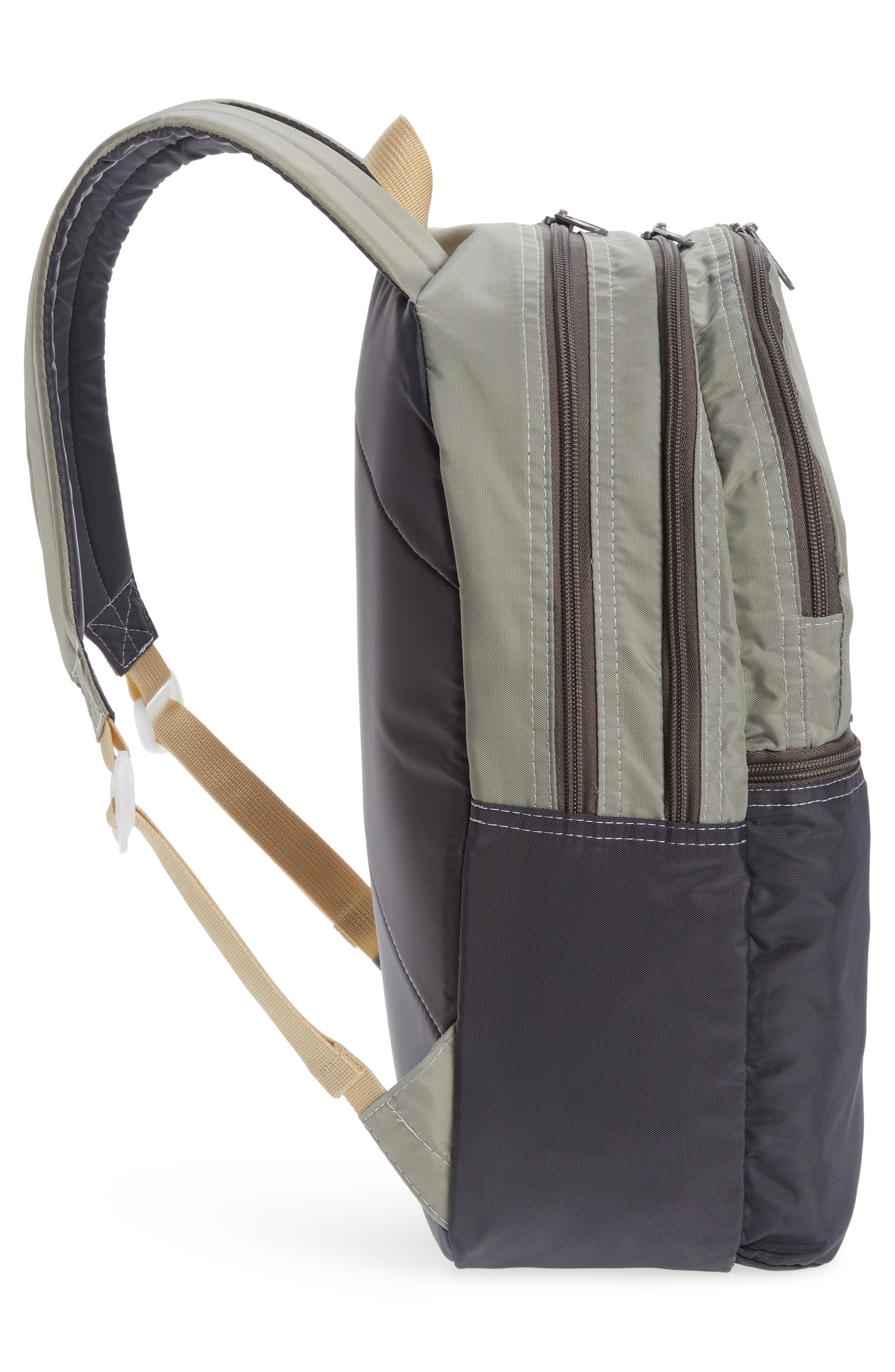 Nilson Nylon Backpack, Alternate, color, SILVER/ CHARCOAL