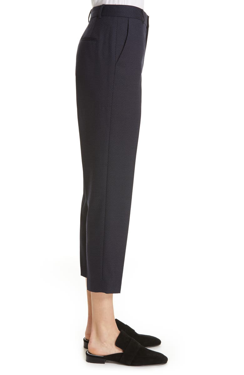 Club Monaco Borrem Dot Ankle Pants, Alternate, color, Navy/ White