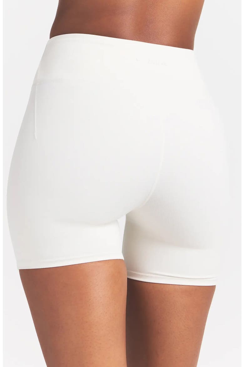 Shine Bonded Waist Bike Shorts, Alternate, color, NSKM ACTIVE IVORY