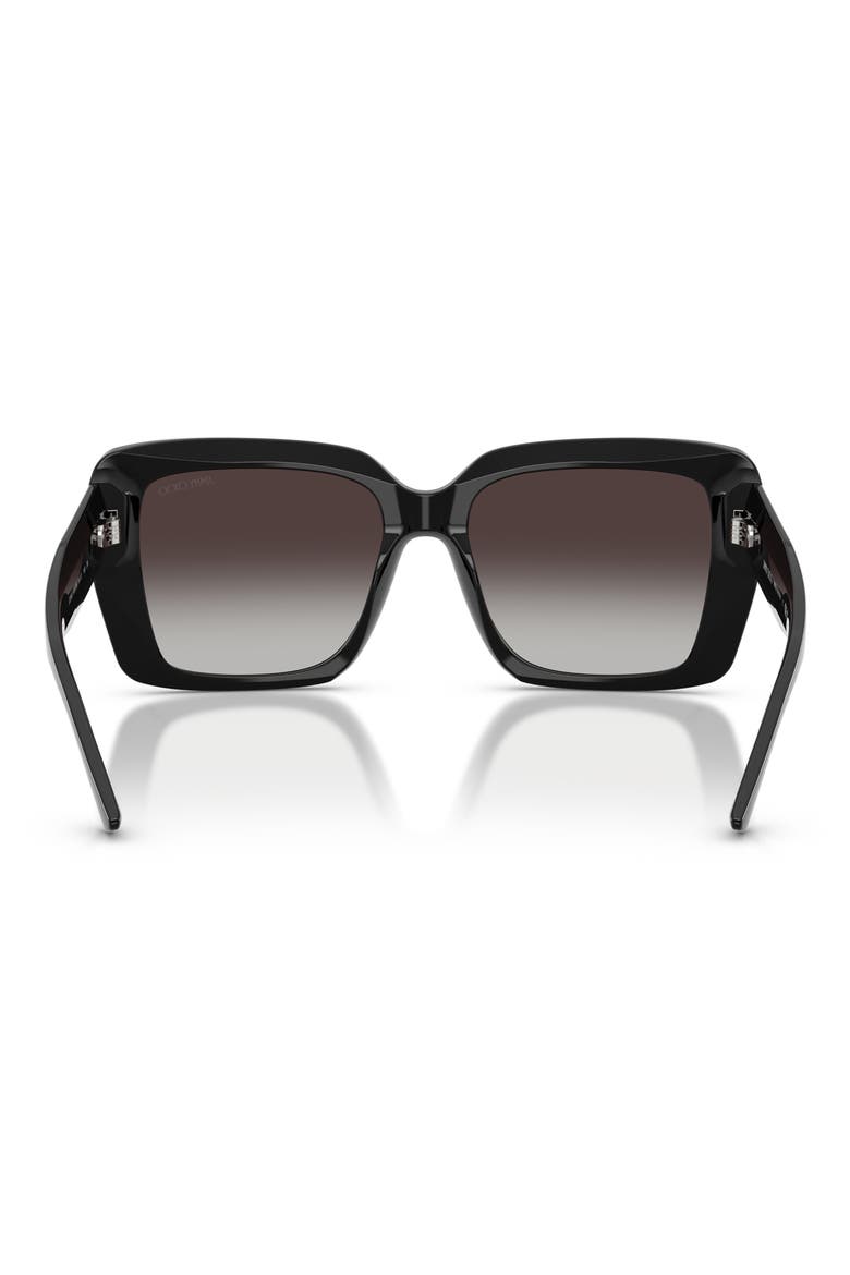 54mm Square Sunglasses, Alternate, color, MILK/ GRADIENT GRAY