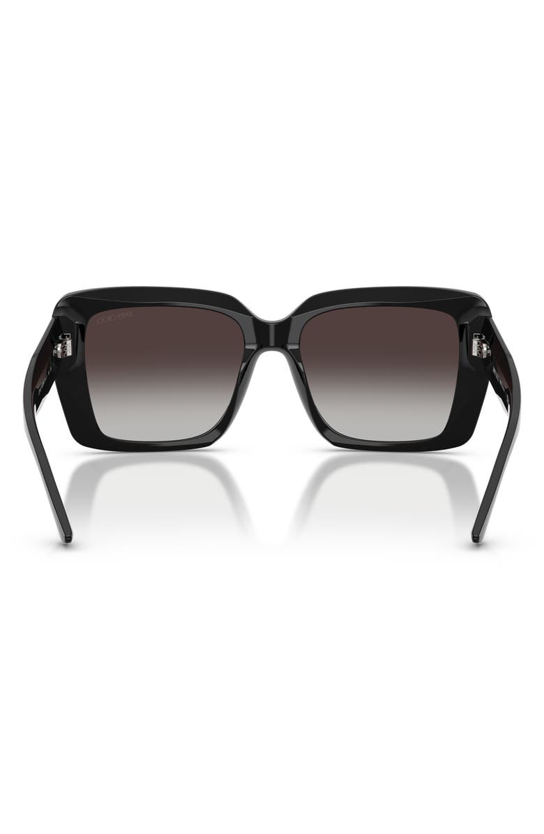 Jimmy Choo 54mm Square Sunglasses, Alternate, color, 