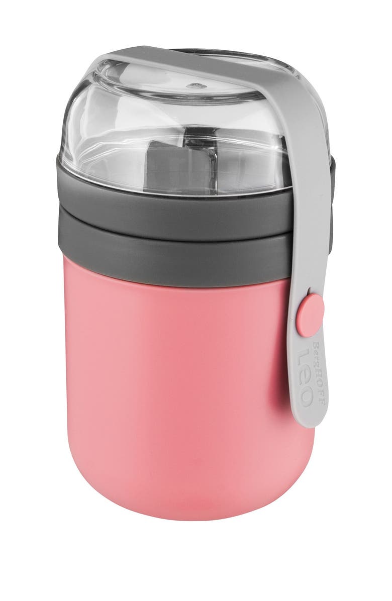 BergHOFF Leo Dual Lunch Pot - Pink, Main, color,