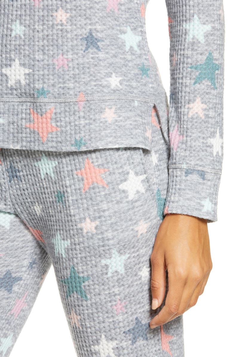 Emerson Road Waffle Knit Pajamas, Alternate, color,