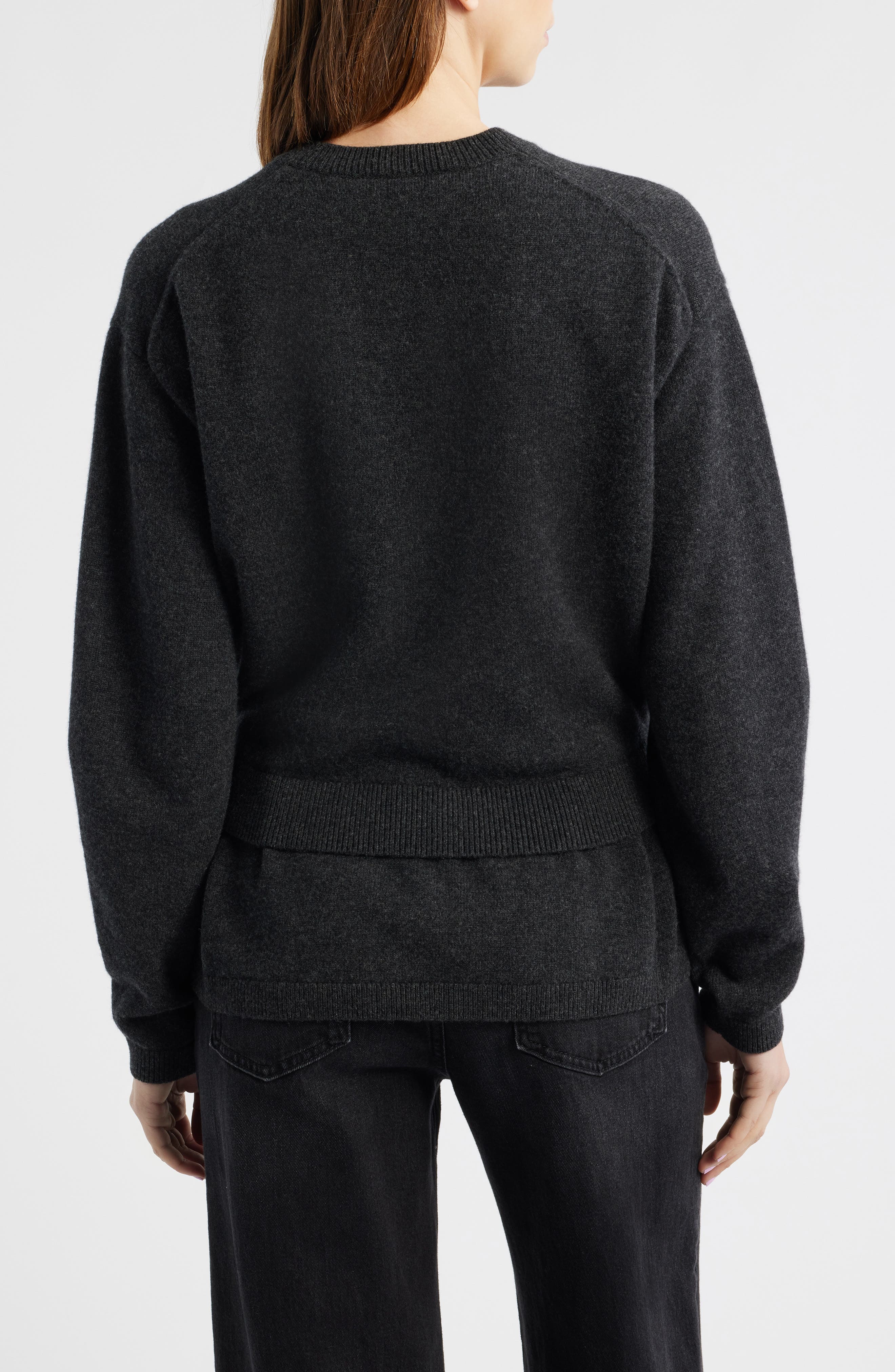 Alter Belt Detail Merino Wool Sweater - image 2