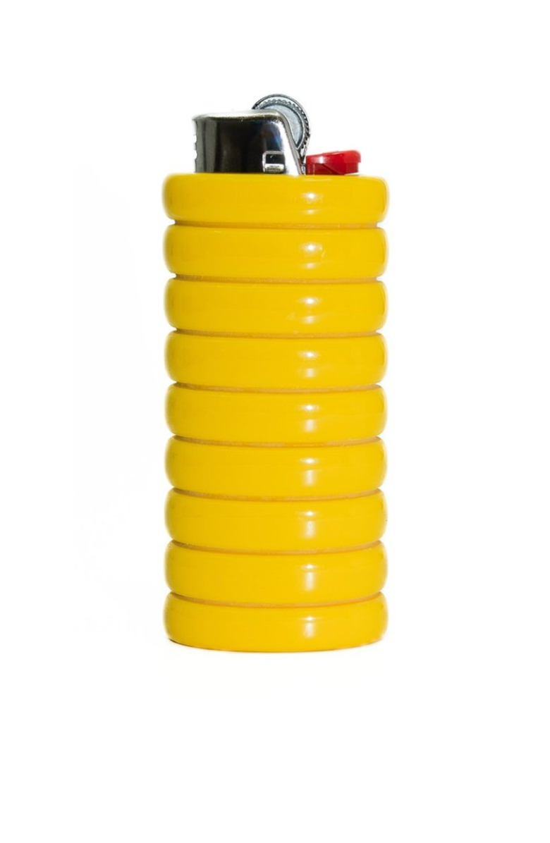 FRY POWERS Gio Resin Lighter Holder, Alternate, color, Chocolate Brown