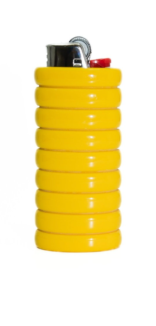Fry Powers Gio Resin Lighter Holder In Blue