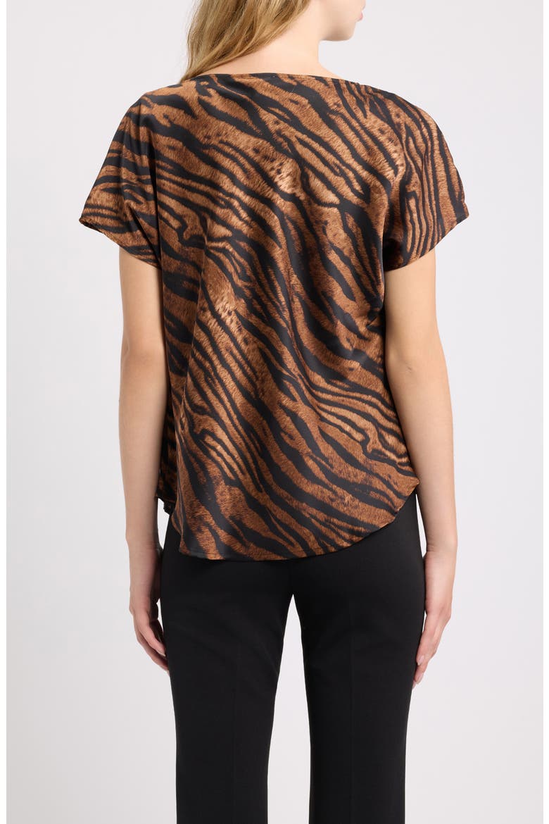 Print Cowl Neck Top, Alternate, color, ANNE BLACK MULTI