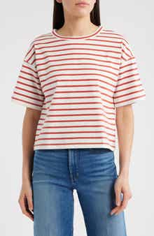 Madewell Everyday Boxy Cotton Crop T-Shirt