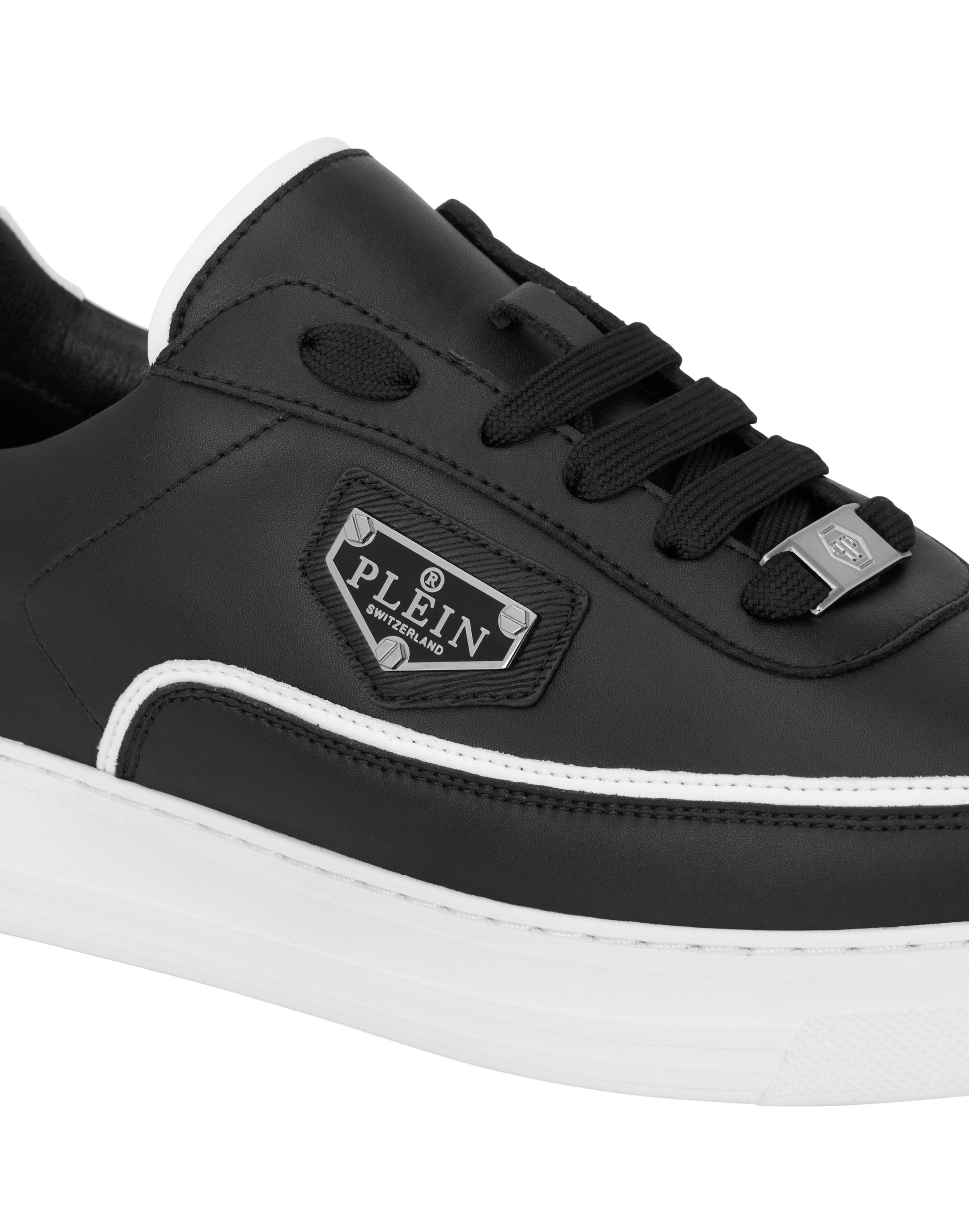 Low-Top Sneakers Triangle Men, Alternate, color, black