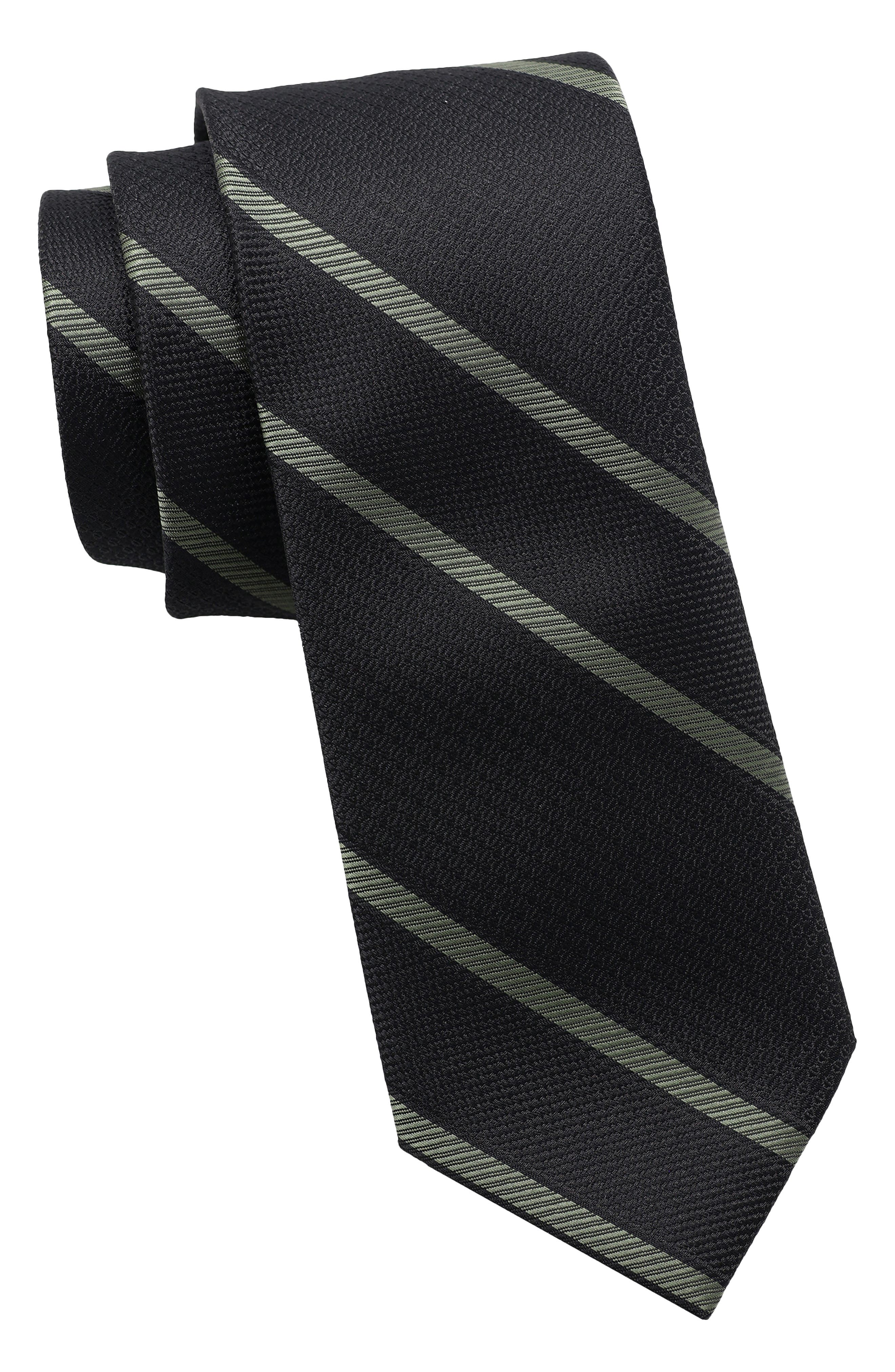 Textured Striped Tie