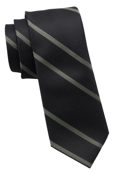 Textured Striped Tie