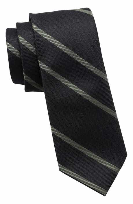 Textured Striped Tie