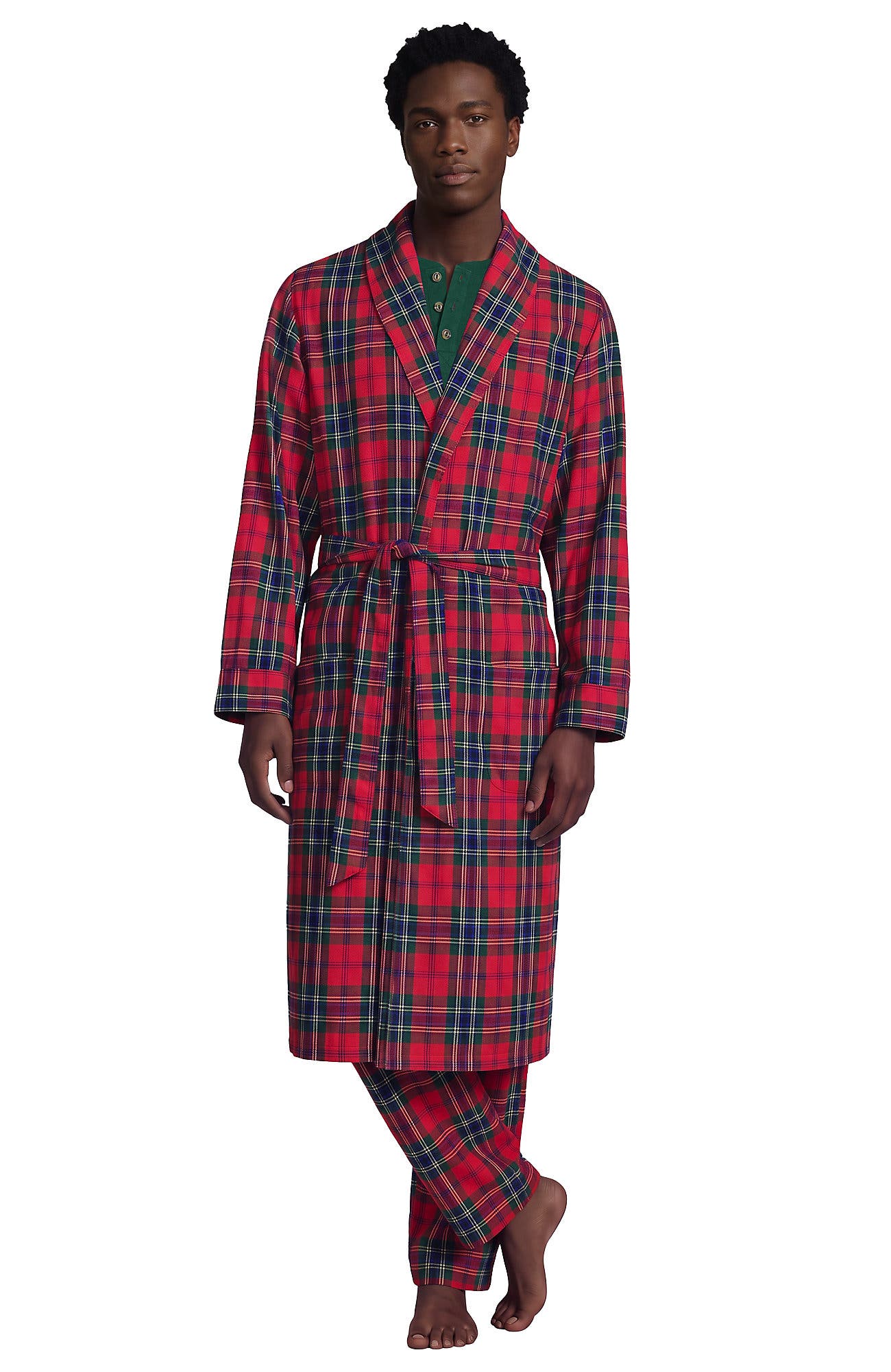 Compass Red/Pine Plaid