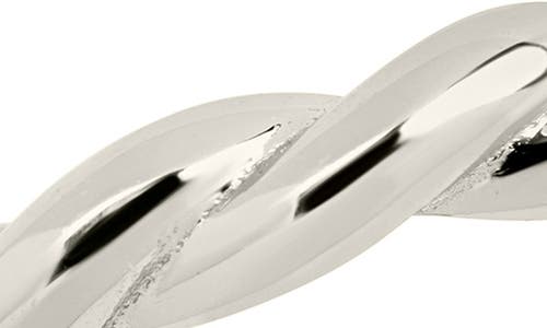 Sterling Forever Nixie Twisted Band Ring In Silver
