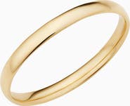 Oradina 14K Gold Forever Band Stack Ring