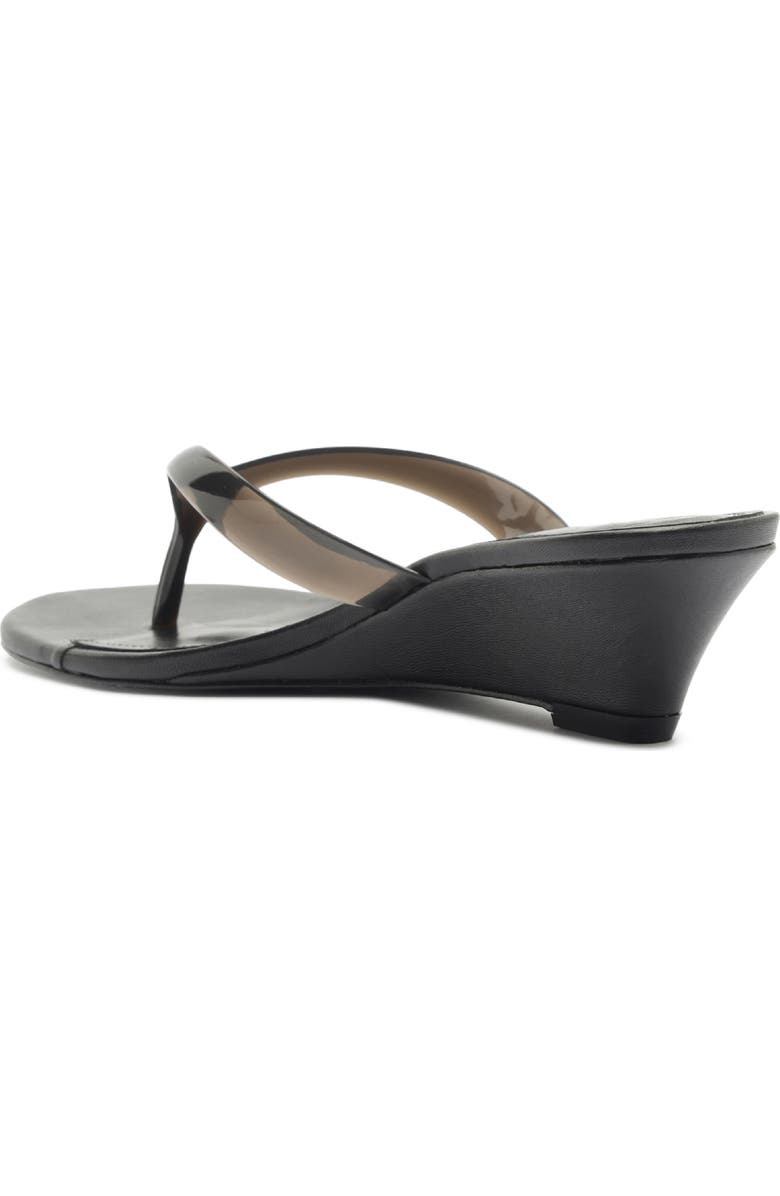 Schutz Roslyn Wedge Sandal, Alternate, color, Black