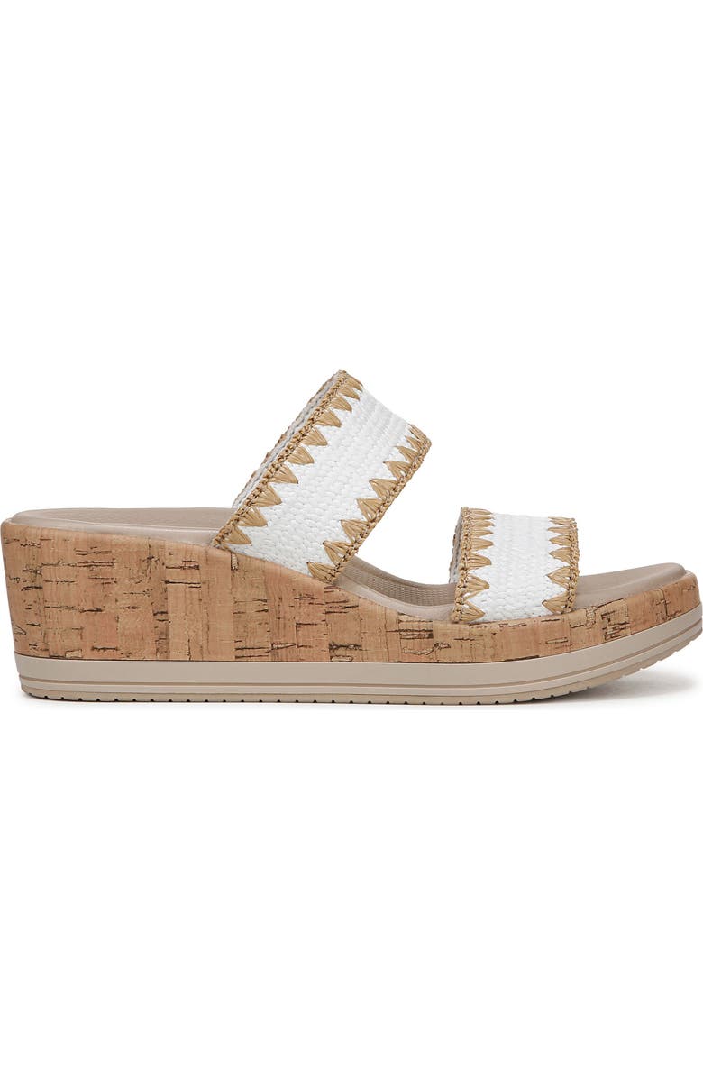 LifeStride Resort Wedge Sandal, Alternate, color, White