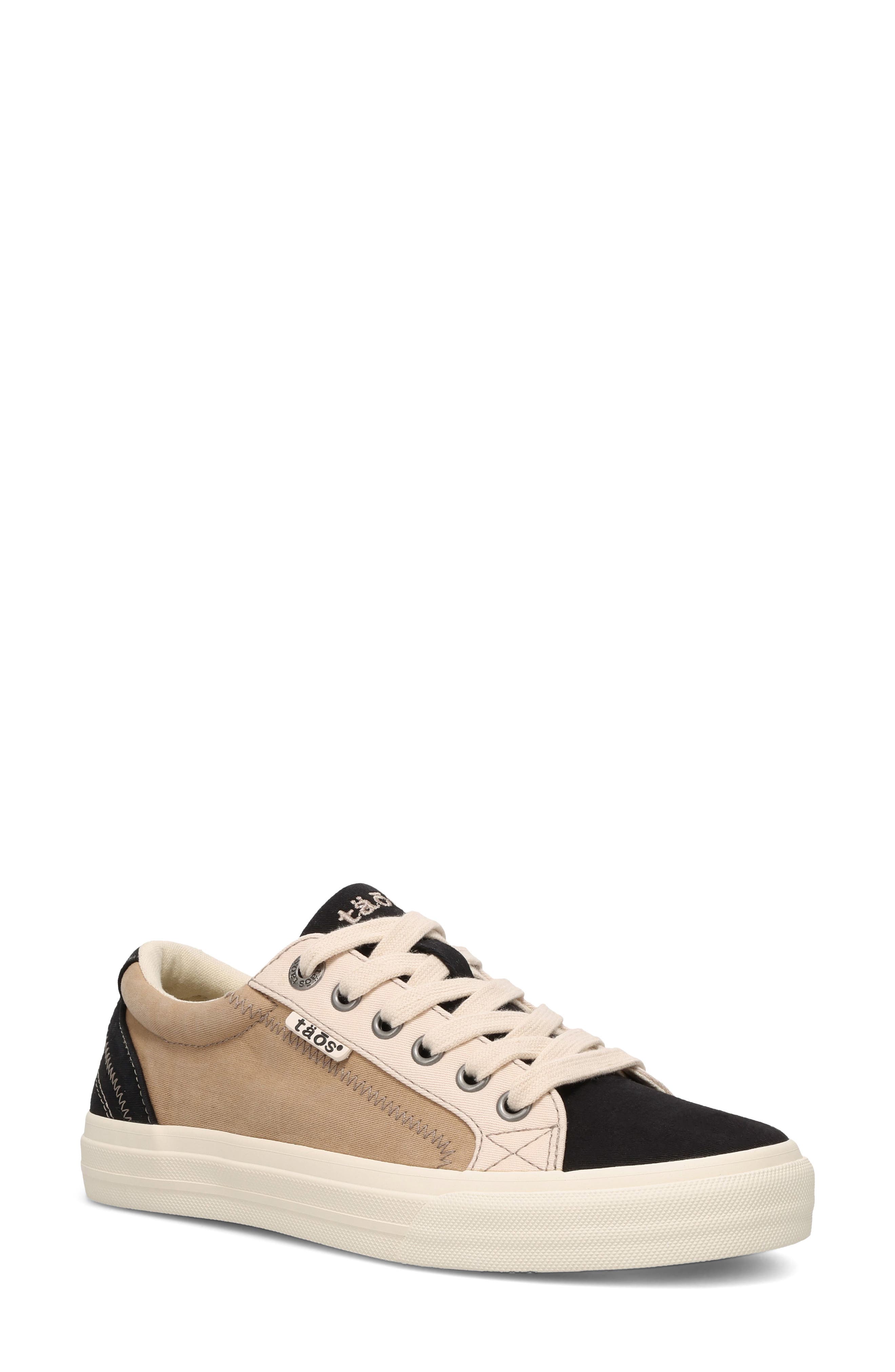 Taos Plim Soul Sneaker, Main, color, Black/ Tan Multi