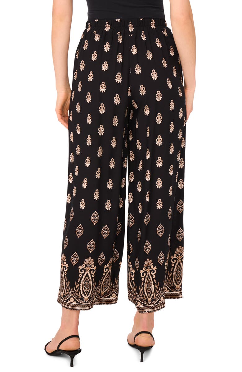 Vince Camuto Elastic Waist Wide Leg Pants, Alternate, color, 