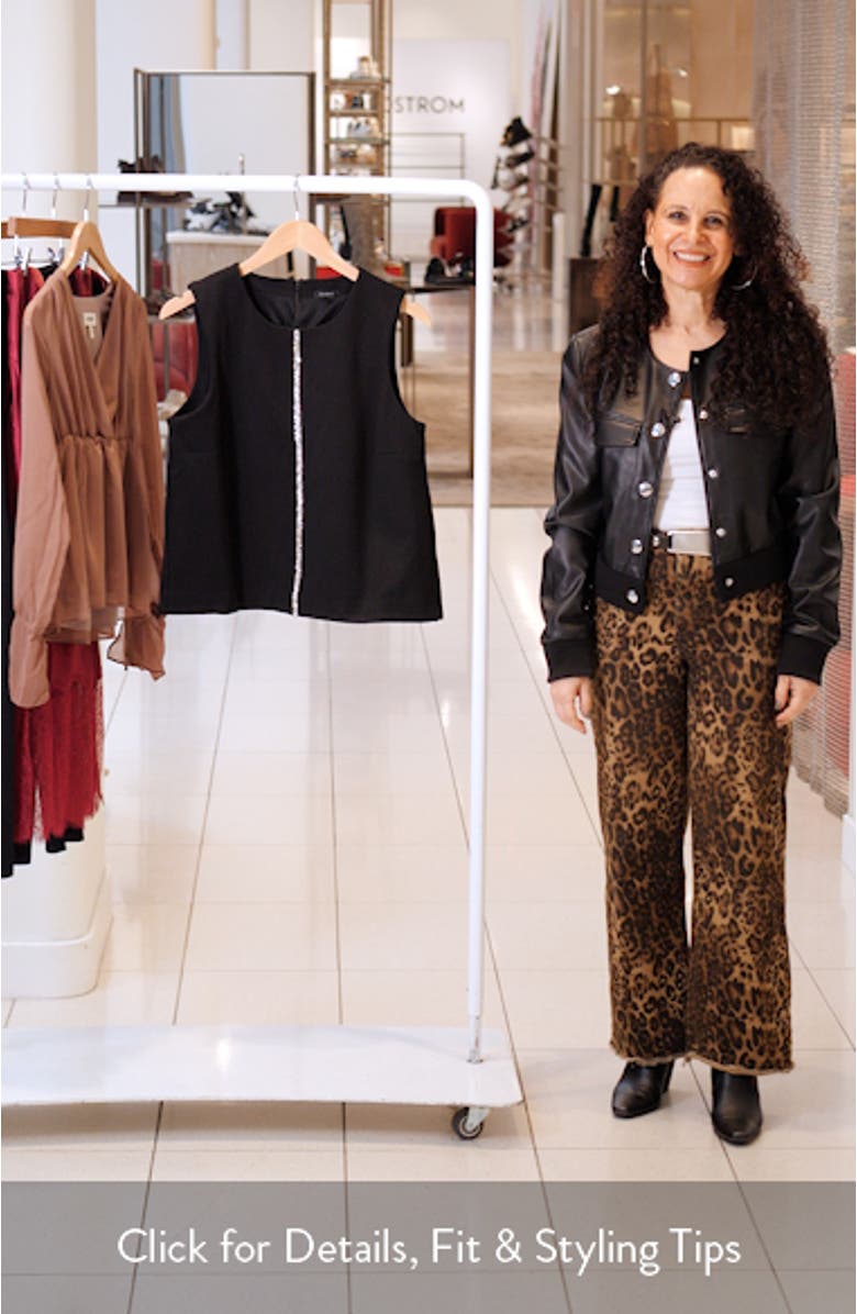 Rhinestone Accent Sleeveless Top, sales video thumbnail