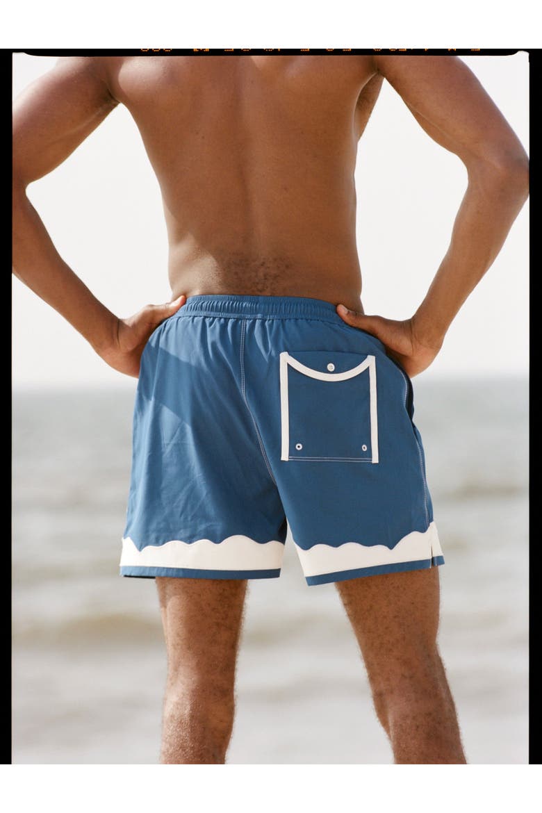 'Tom Wesselmann - Seascape #2' Swim Trunks, Alternate, color, Blue