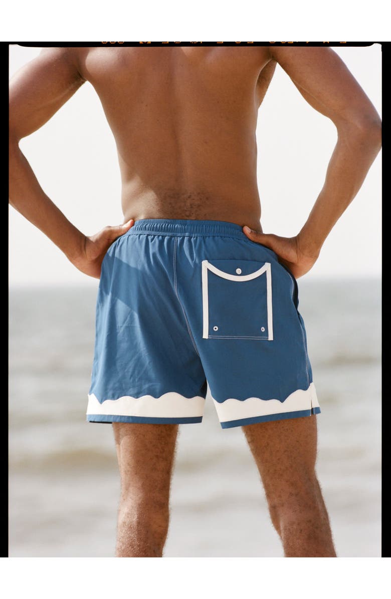 Tombolo 'Tom Wesselmann - Seascape #2' Swim Trunks, Alternate, color, Blue