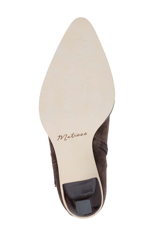 Matisse Ilana Pointed Toe Bootie In Brown