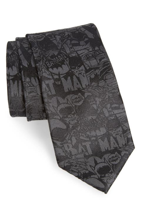 'Batman' Silk Tie