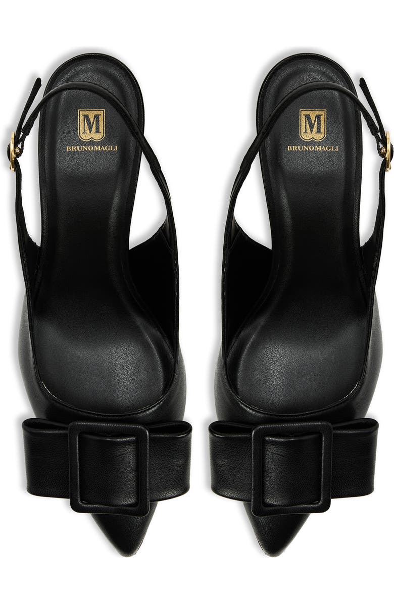 Bruno Magli Mona Pointed Toe Slingback Pump, Alternate, color, Black