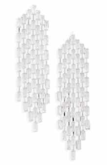 Tasha Multiple Strand Cubic Zirconia Chandelier Earrings