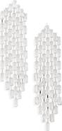 Tasha Multiple Strand Cubic Zirconia Chandelier Earrings