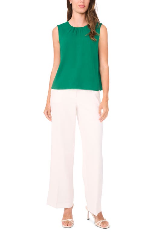 Halogenr Halogen(r) Gathered Neck Sleeveless Shell In Green