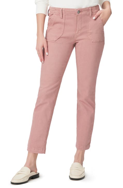 Mayslie Ankle Straight Leg Jeans (Vintage Dark Rose Blush)