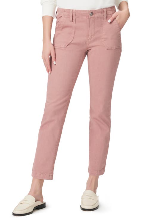 Mayslie Ankle Straight Leg Jeans (Vintage Dark Rose Blush)