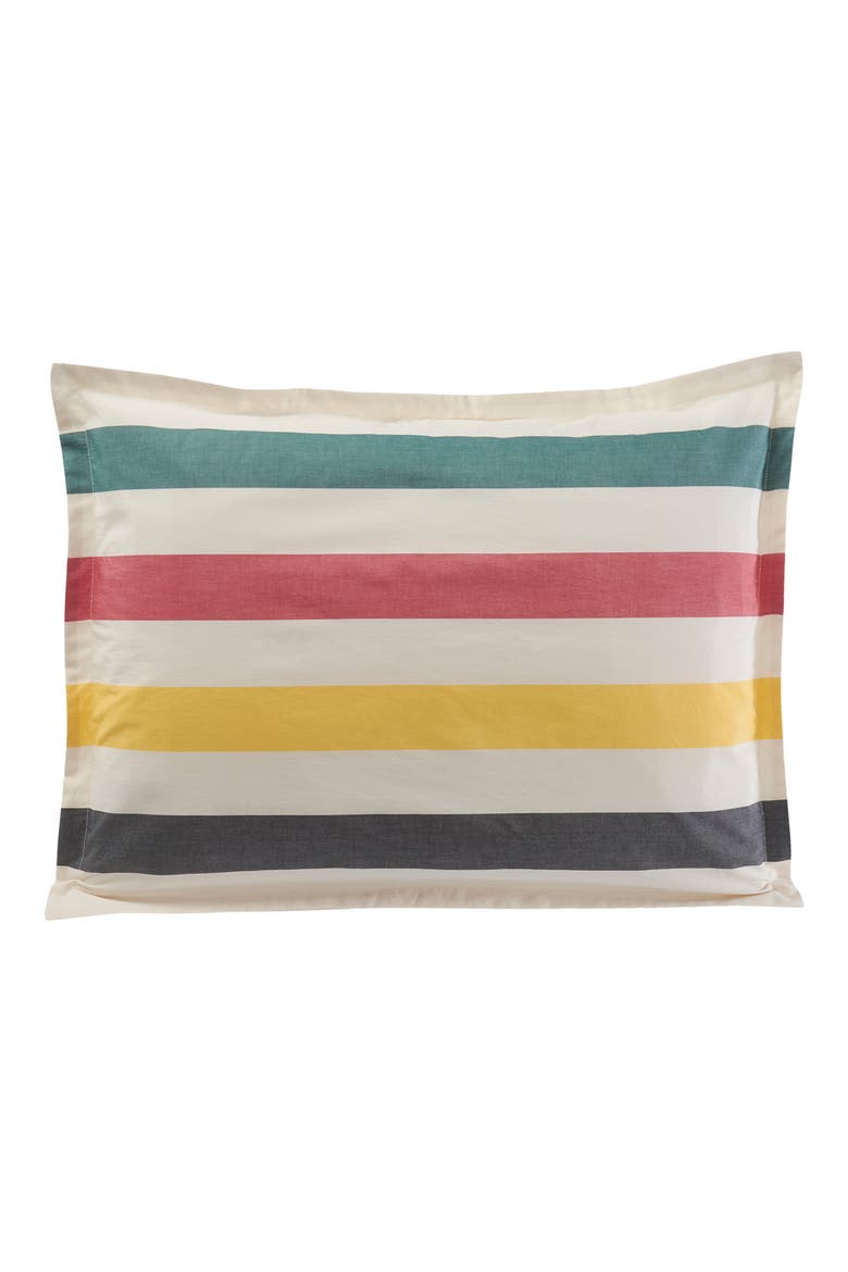 Glacier Yarn Dyed Duvet Cover & Sham Set, Alternate, color, IVORY