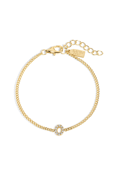 Electric Picks Initial Bracelet In Gold