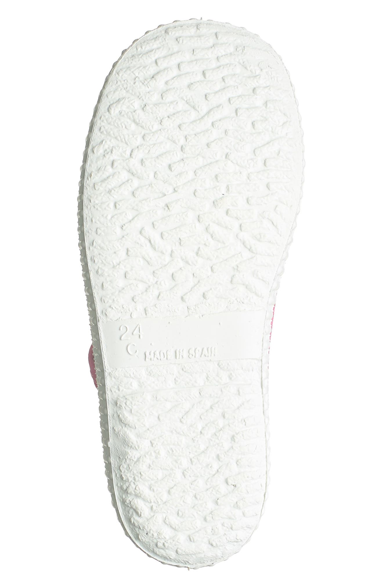 Canvas T-Strap Sneaker, Alternate, color, FUCHSIA