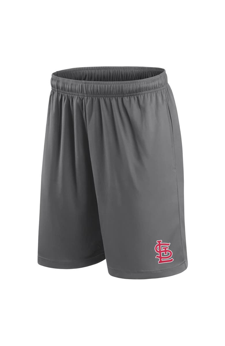 FANATICS Men's Fanatics Gray St. Louis Cardinals Primary Logo Shorts, Alternate, color, Gray
