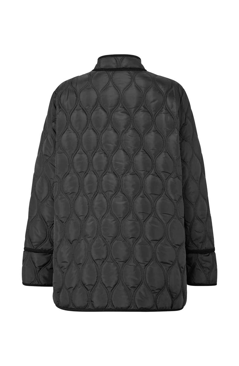 Masai Copenhagen Long Sleeve Padded High Neck Coat, Alternate, color, Black