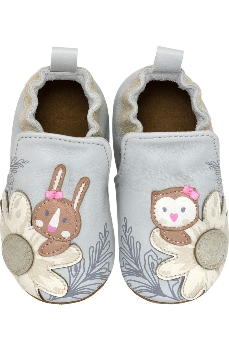 Robeez<sup>®</sup> Peek-a-Boo Crib Shoe, Alternate, color,