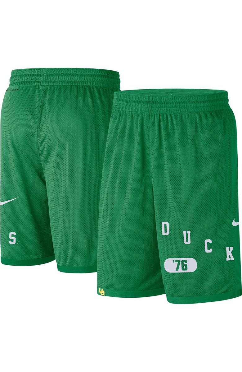 Nike Men's Nike Green Oregon Ducks Wordmark Performance Shorts, Main, color,