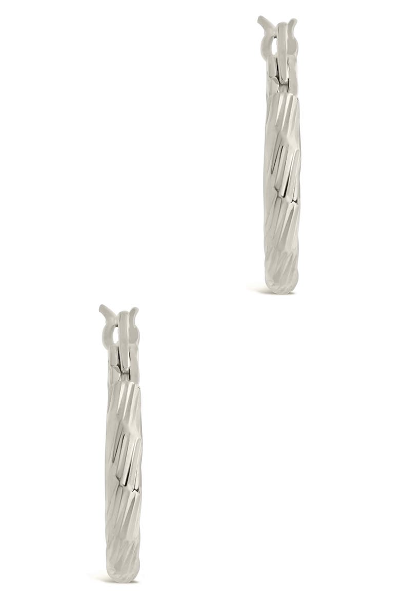 Anita Hoop Earrings, Alternate, color, SILVER