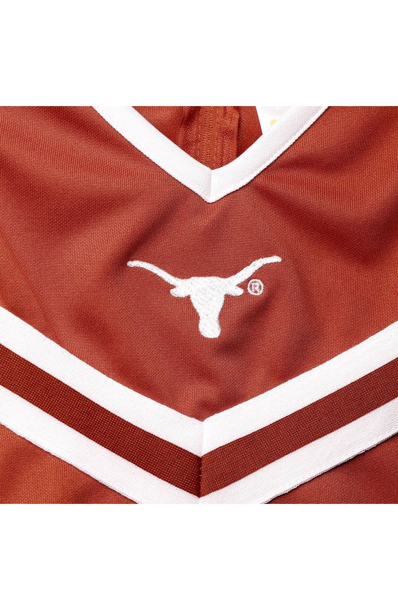 LITTLE KING Girls Toddler Texas Orange Texas Longhorns Two-Piece Cheer Set, Alternate, color, Burnt Orange