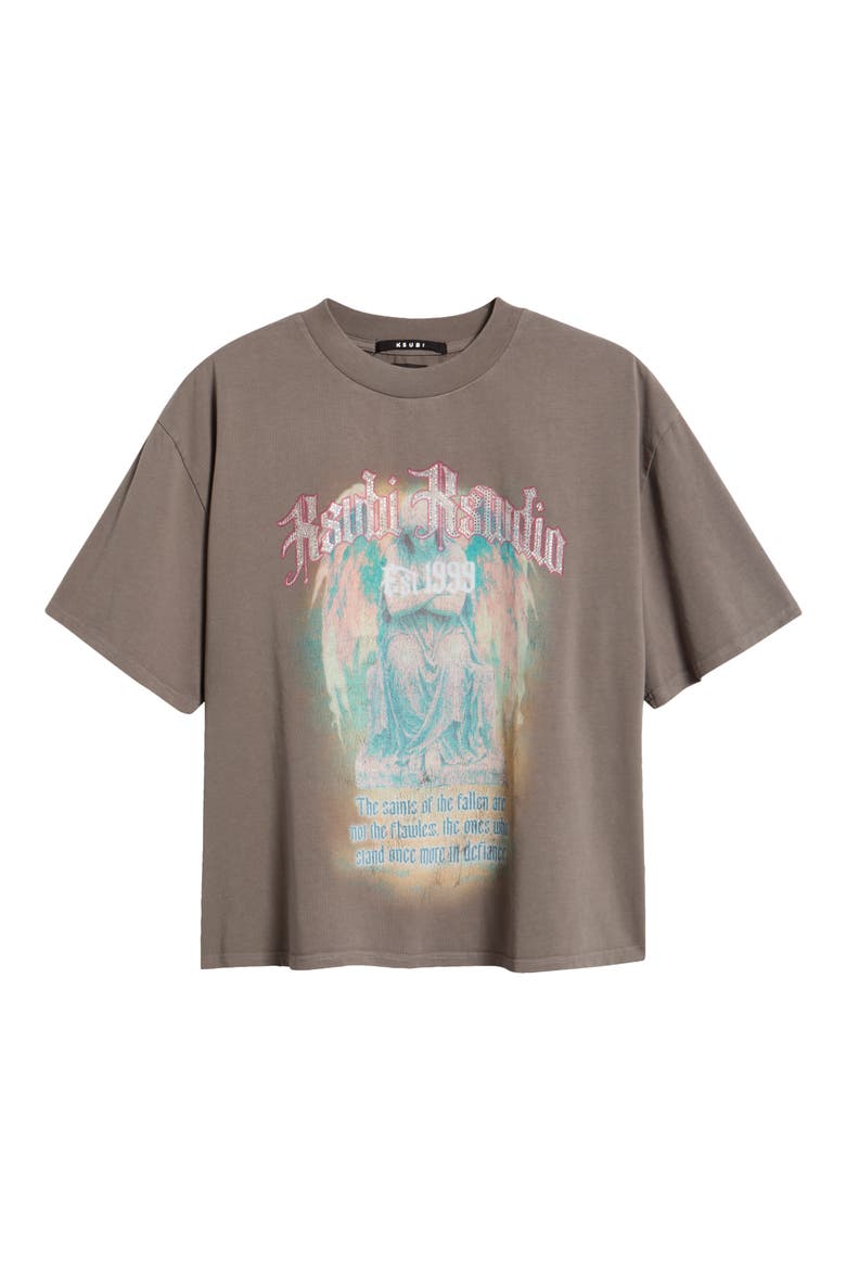 KSaint Excess Graphic T-Shirt, Alternate, color, CHARCOAL