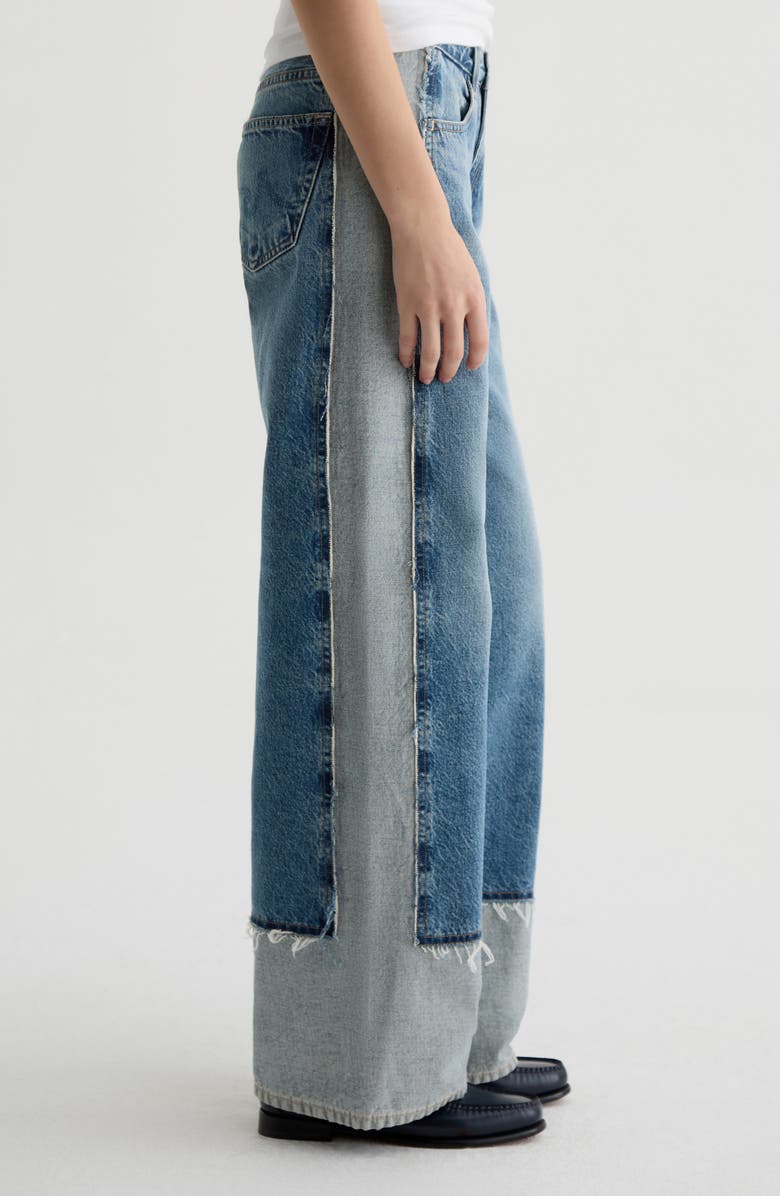 AG Adria Low Rise Baggy Wide Leg Jeans, Alternate, color, 13 Years Otherworldly