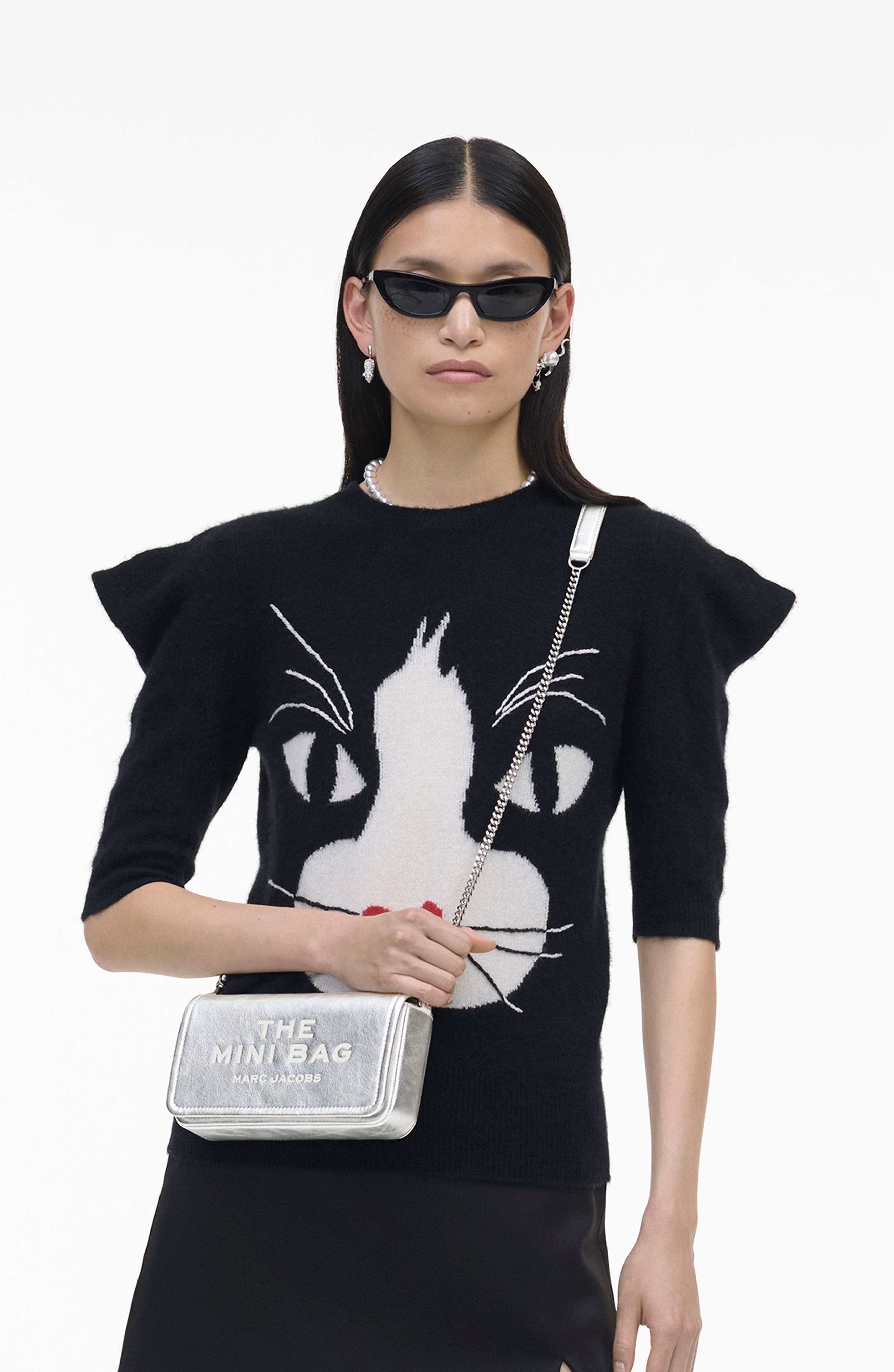 Marc Jacobs The Mini Leather Crossbody Bag, Alternate, color, 