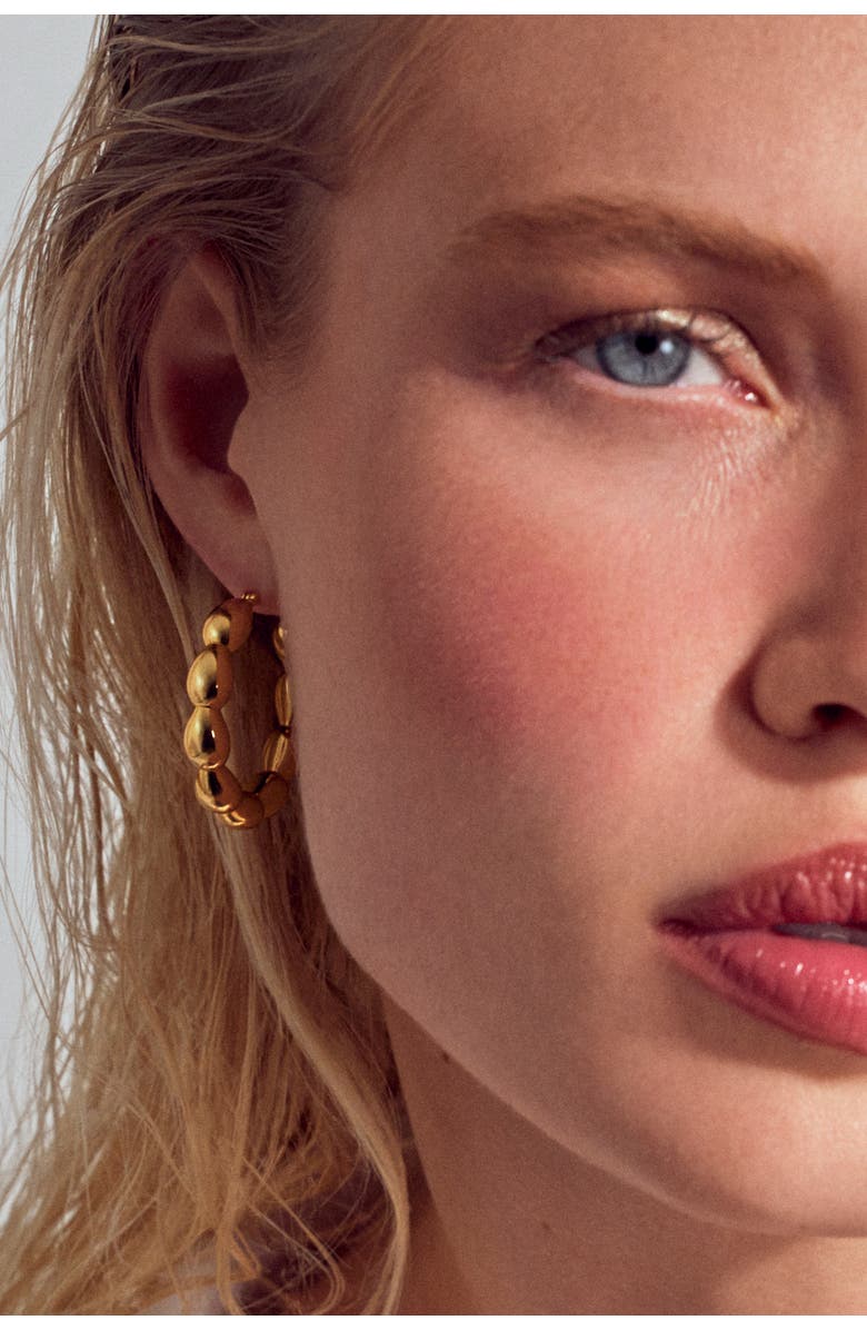 Sif Jakobs Jewellery Earrings Goccia Cerchi Pianura, Alternate, color, 18K Gold Plated